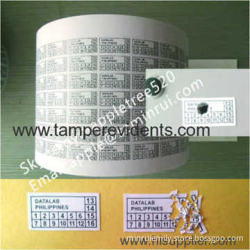 Custom Warranty Stickers Printed On Matt White Destructible Vinyl,breakaway Sticker With Warranty Date For Computer 